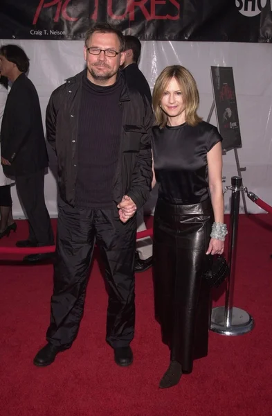 Holly Hunter y su marido Janusz Kaminski — Foto de Stock