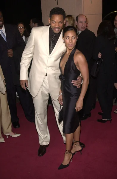 Will smith en vrouw jada pinkett — Stockfoto