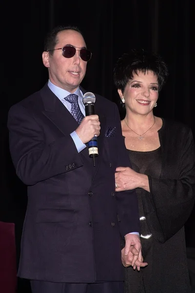 David Gest and Liza Minnelli — Stock Photo, Image
