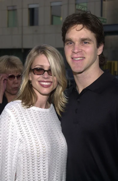 Luc Robitaille and Stacia — Stock Photo, Image