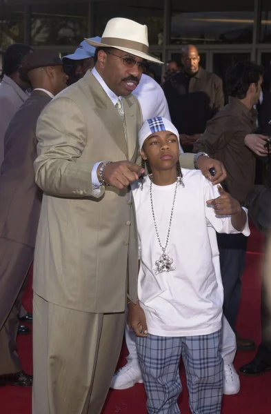 Steve harvey και lil bow wow — Φωτογραφία Αρχείου