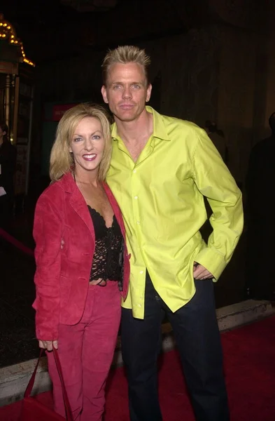 Christopher Titus e sua esposa Erin — Fotografia de Stock