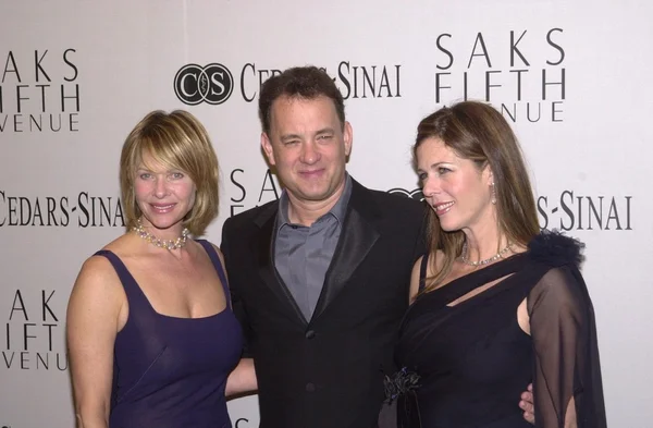 Kate Capshaw, Tom Hanks y Rita Wilson — Foto de Stock