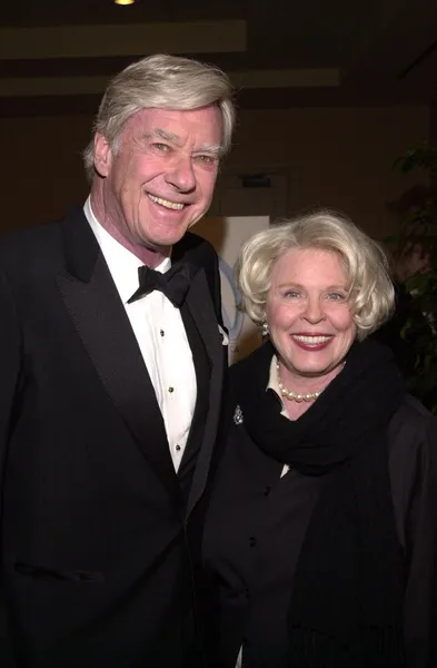 John Frankenheimer and wife — Stock Photo, Image