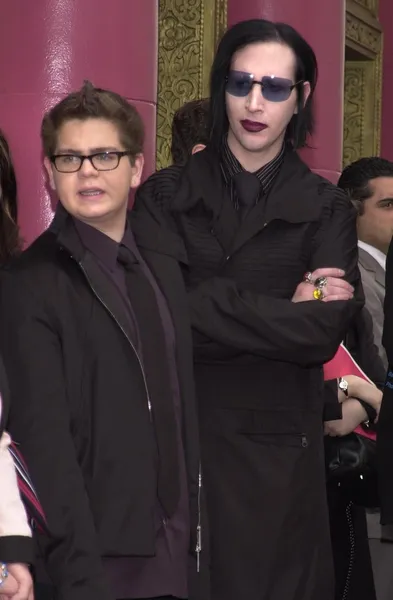 Jack osbourne en marilyn manson — Stockfoto