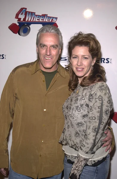 Joely Fisher and husband Christopher Duddy — Stock Photo, Image