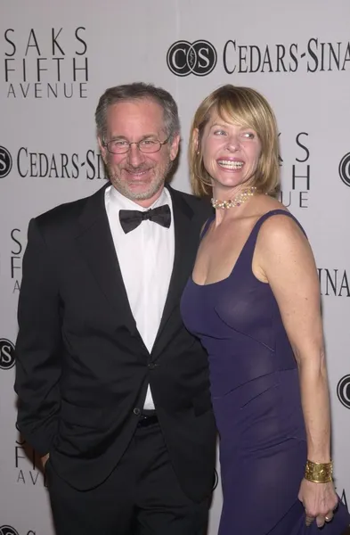 Steven spielberg a kate capshaw — Stock fotografie