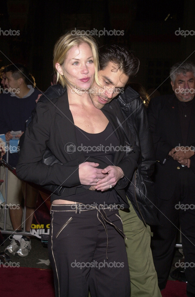 Christina Applegate And Husband Johnathon Schaech Stock Editorial
