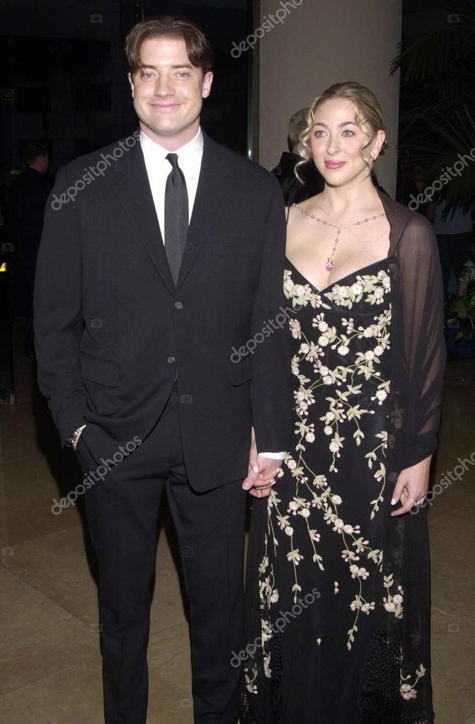 Brendan Fraser and wife Afton Smith Stock Editorial Photo © s_bukley