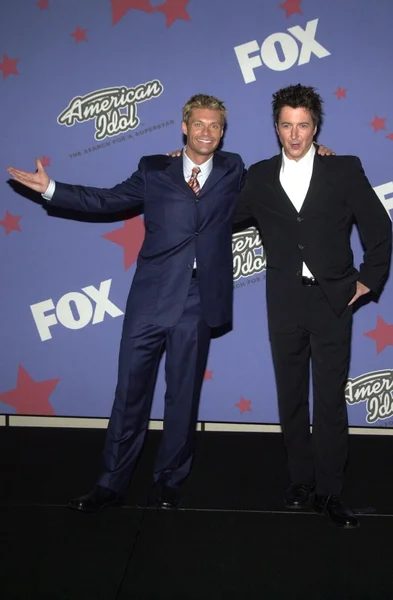 Brian Dunkleman and Ryan Seacrest — Stock Photo, Image