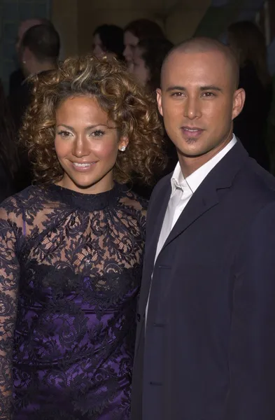 Jennifer lopez und cris urteil — Stockfoto