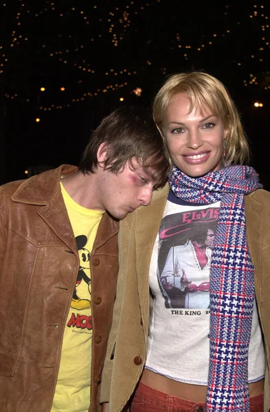 Edward Furlong and Jolene Blalock — Stock Photo, Image