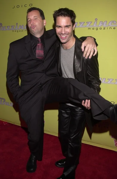 Aaron stipkovich met eric mccormack — Stockfoto