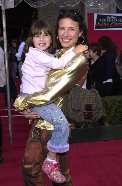Mimi rogers und tochter lucy — Stockfoto