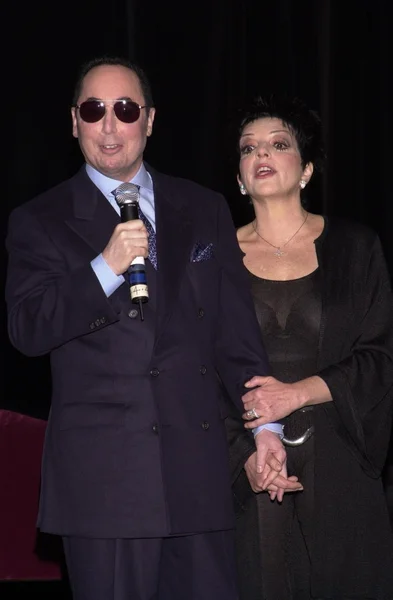 David Gest y Liza Minnelli — Foto de Stock
