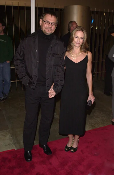 Holly Hunter and Husband — Stock Photo, Image