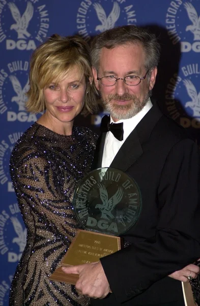 Kate Capshaw e marido Steven Spielberg — Fotografia de Stock