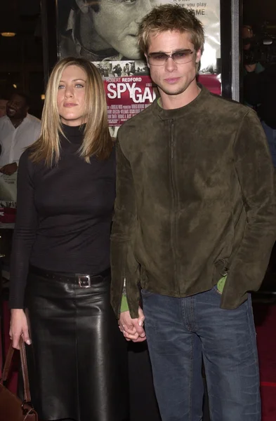 Brad Pitt e Jennifer Aniston — Fotografia de Stock