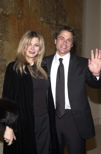 Rob lowe och fru sheryl — Stockfoto