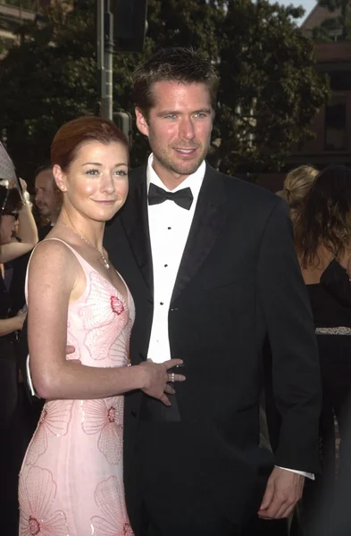 Alyson hannigan und alexis denisof — Stockfoto