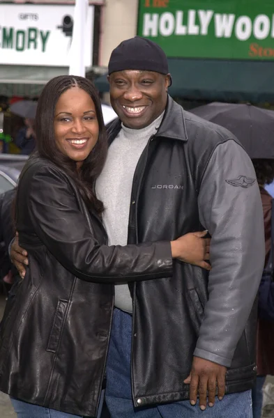 Michael Clark Duncan y Alicia Arrison — Foto de Stock