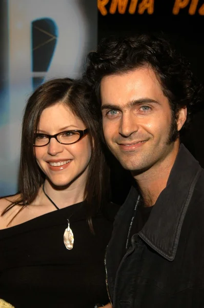 Lisa Loeb and Dweezil Zappa — Stock Photo, Image