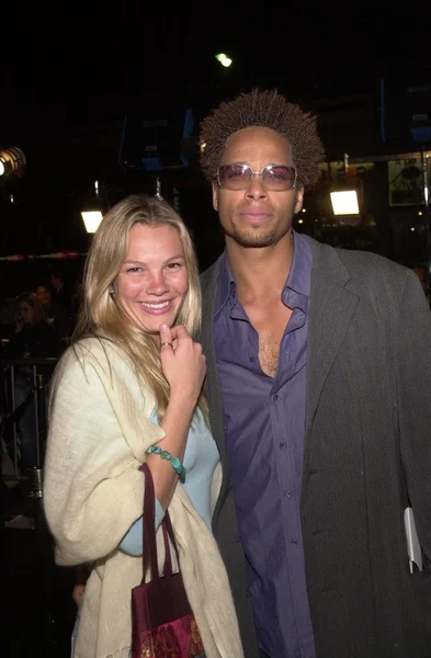 Gary Dourdan e data Abby — Fotografia de Stock