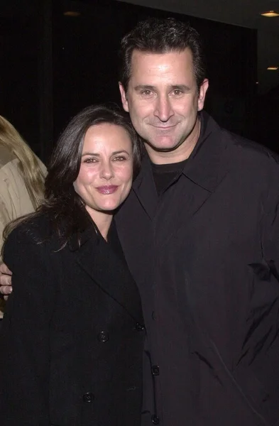 Anthony lapaglia und ehefrau gia — Stockfoto