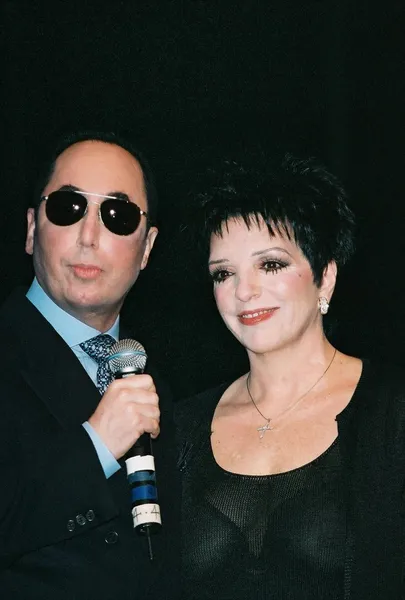 David gest i liza minnelli — Zdjęcie stockowe