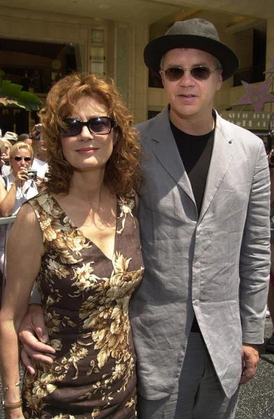 Susan sarandon i tim robbins — Zdjęcie stockowe