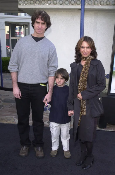 苏珊娜咖、 杰伊 · 罗奇和儿子杰克逊 — 图库照片