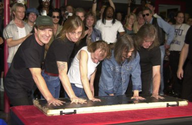 Cliff Williams, Brian Johnson, Angus Young, Malcolm Young