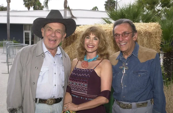 Jack carter, barbi benton en norm crosby — Stockfoto