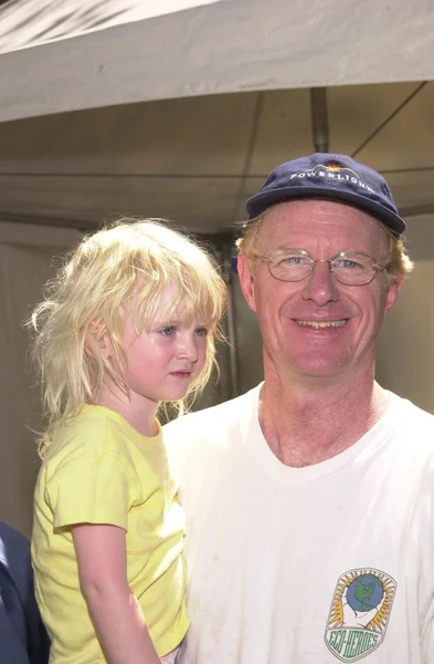 Ed Begley Jr. e filha Hayden — Fotografia de Stock