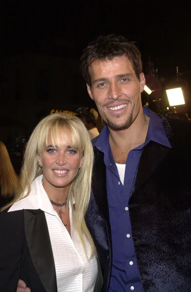 Tony Robbins and wife Sage — Stock Photo, Image