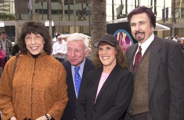 Lily Tomlin, Henry Gibson, Ruth Buzzi and Gary Owens — Stock Photo, Image