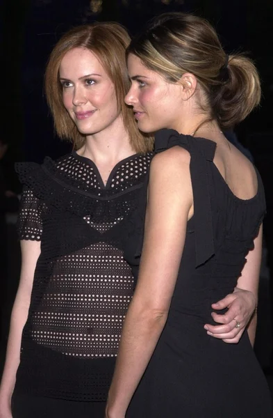 Sarah paulson i amanda peet — Zdjęcie stockowe