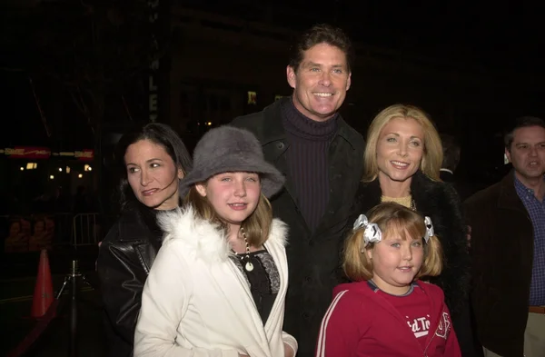 David Hasselhoff et sa famille — Photo