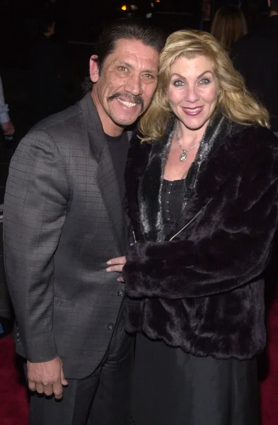 Danny Trejo and wife — Stock Photo, Image