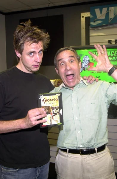 James gunn en lloyd kaufman — Stockfoto