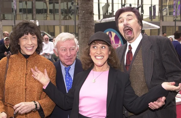 Lily Tomlin, Henry Gibson, Ruth Buzzi e Gary — Foto Stock