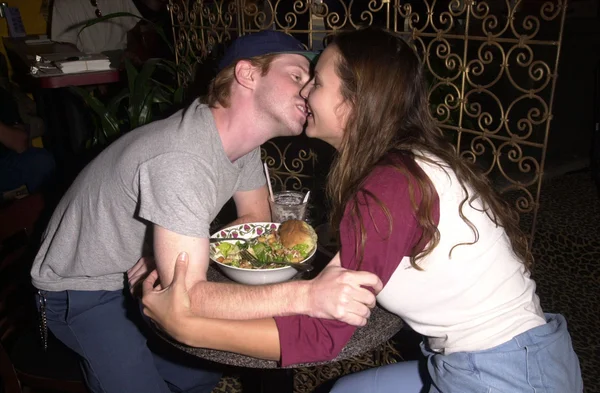 Seth Green e namorada Chad — Fotografia de Stock