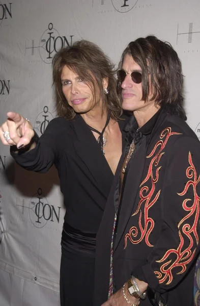 Steven Tyler and Joe Perry — Stock Photo, Image