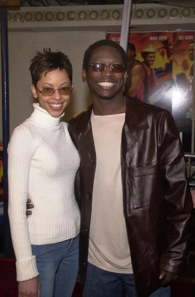 Guy Torry and fiance Wendy — Stock Photo, Image