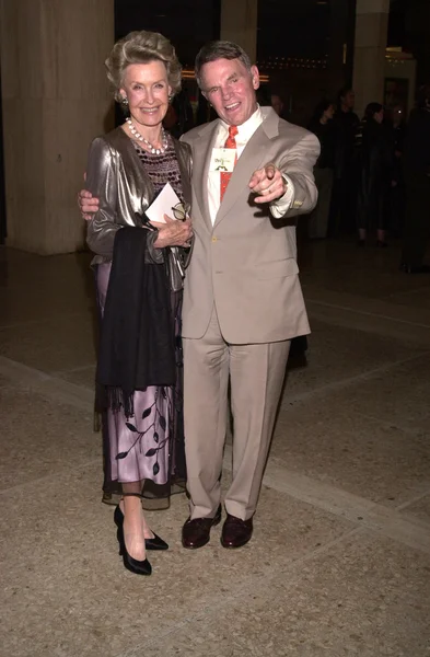 Dina Merrill e Ted Hartley — Fotografia de Stock