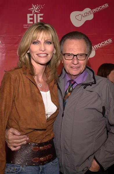 Shawn Southwick and Larry King — Stock Photo, Image