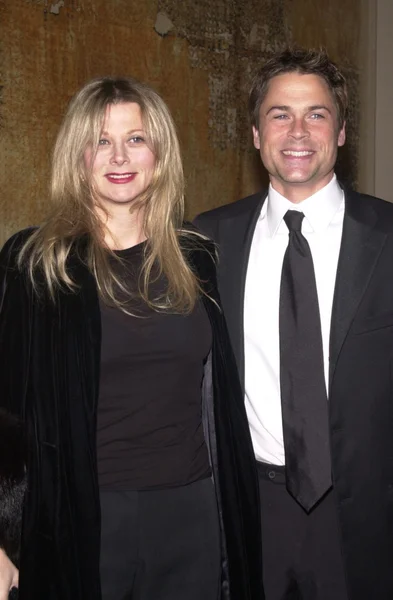 Rob lowe och fru sheryl — Stockfoto