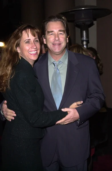 Beau Bridges y su esposa Wend — Foto de Stock