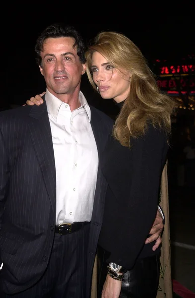 Sylvester Stallone e Jennifer Flavin — Fotografia de Stock