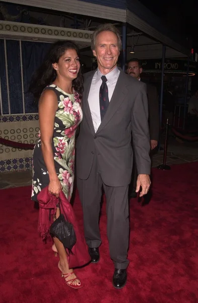 Clint Eastwood e Dina Ruiz — Fotografia de Stock